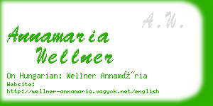 annamaria wellner business card